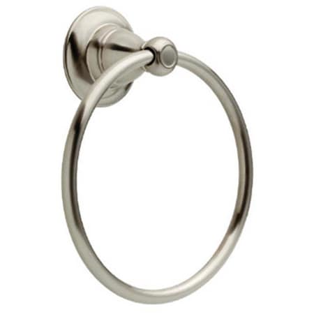 Liberty Hardware Liberty Hardware 228228 Porter Collection Towel Ring; Brushed Nickel 228228